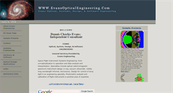 Desktop Screenshot of evansopticalengineering.com